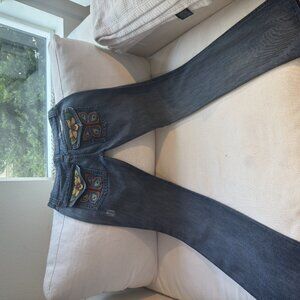 Frankie B Butterfly Pocket Jeans – Y2K Vintage Vibe